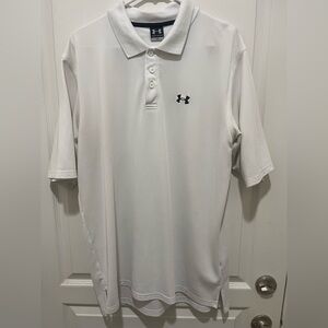 Under Armour Men's White Polo Shirt